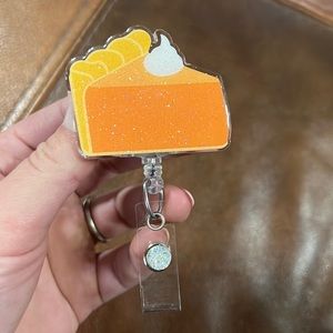 Pumpkin pie slice fall thanksgiving November badge reel